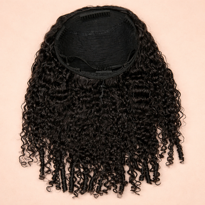 Burmese Curly Half Wig